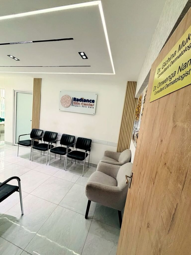 Entrance to SkinByDrNancy clinic, 2nd Floor, Landmark Plaza, Nairobi